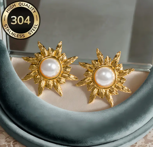 PENDIENTES PERLA AC.INOX.