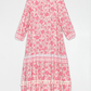 VESTIDO ESTAMPADO CON CROCHET