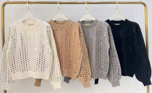 JERSEY FLORES LENTEJUELAS