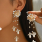 PENDIENTES ELEGANTES FLORES