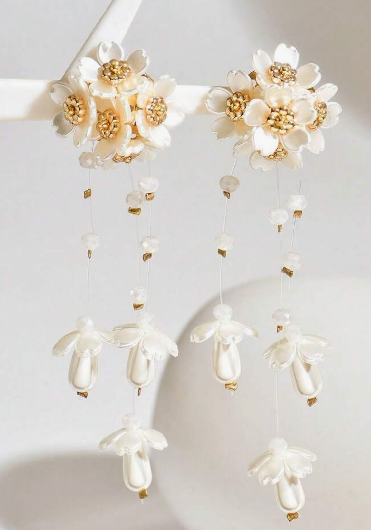 PENDIENTES ELEGANTES FLORES