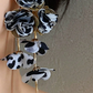 PENDIENTES FLORES LEOPARDO