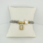 PULSERA CON PERLA Y DETALLE