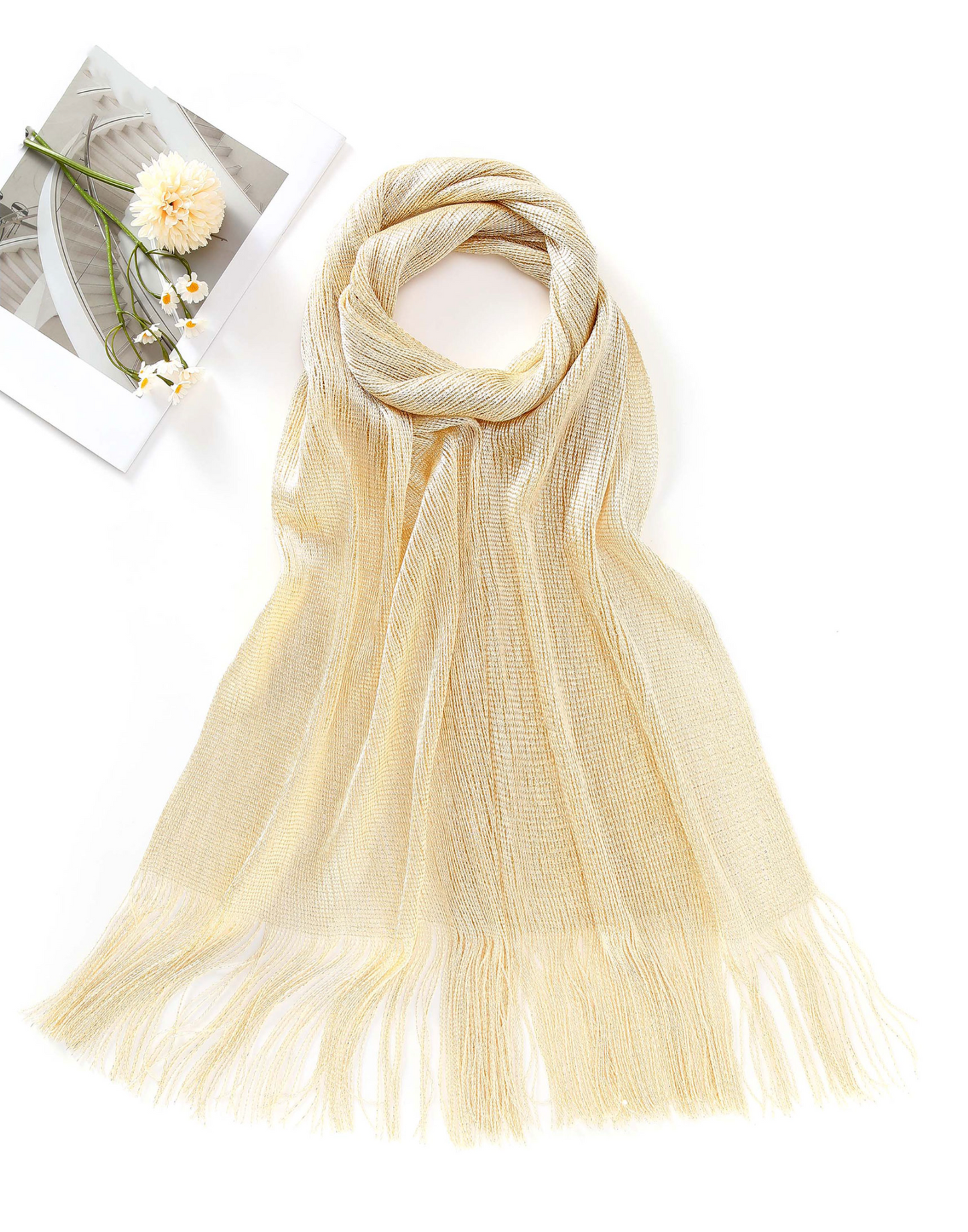 PAÑUELO HILO METALIZADO