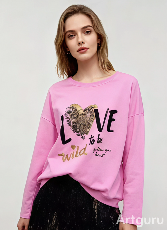 CAMISETA LOVE PRINT