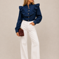 CAMISA DENIM VOLANTES