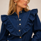 CAMISA DENIM VOLANTES