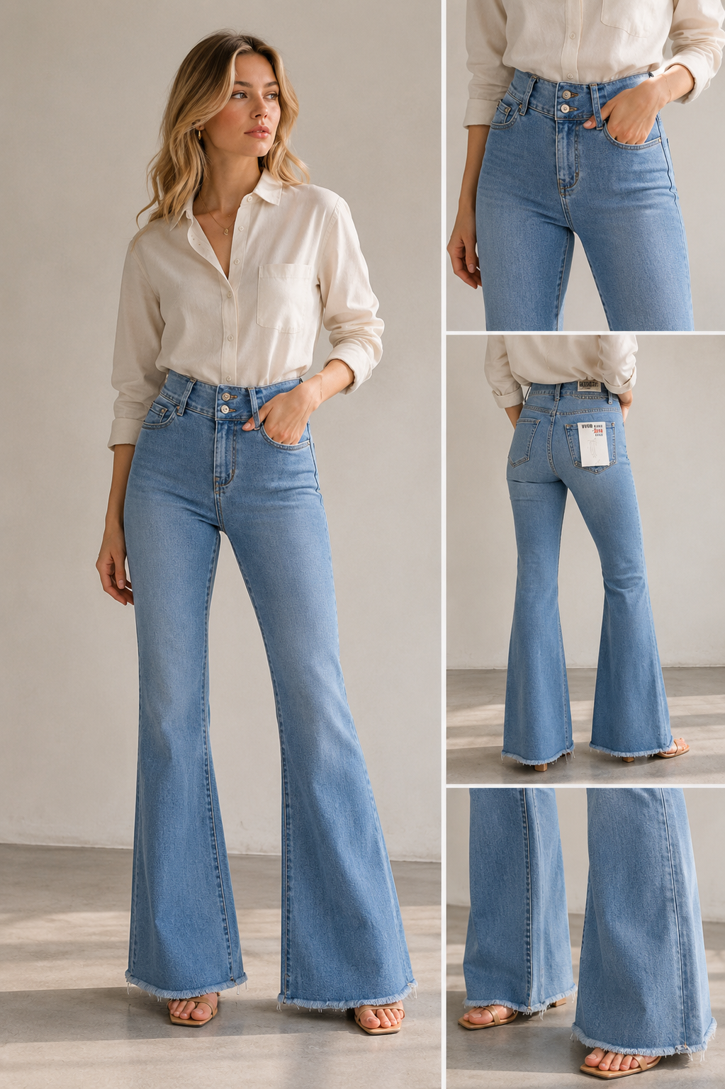 JEANS PUSH UP FLARE