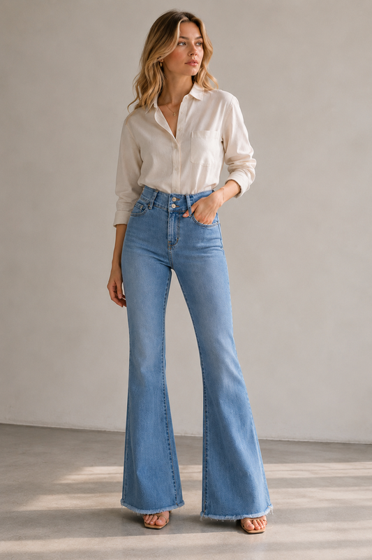 JEANS PUSH UP FLARE