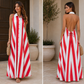 VESTIDO RAYAS ESPALDA ABIERTA