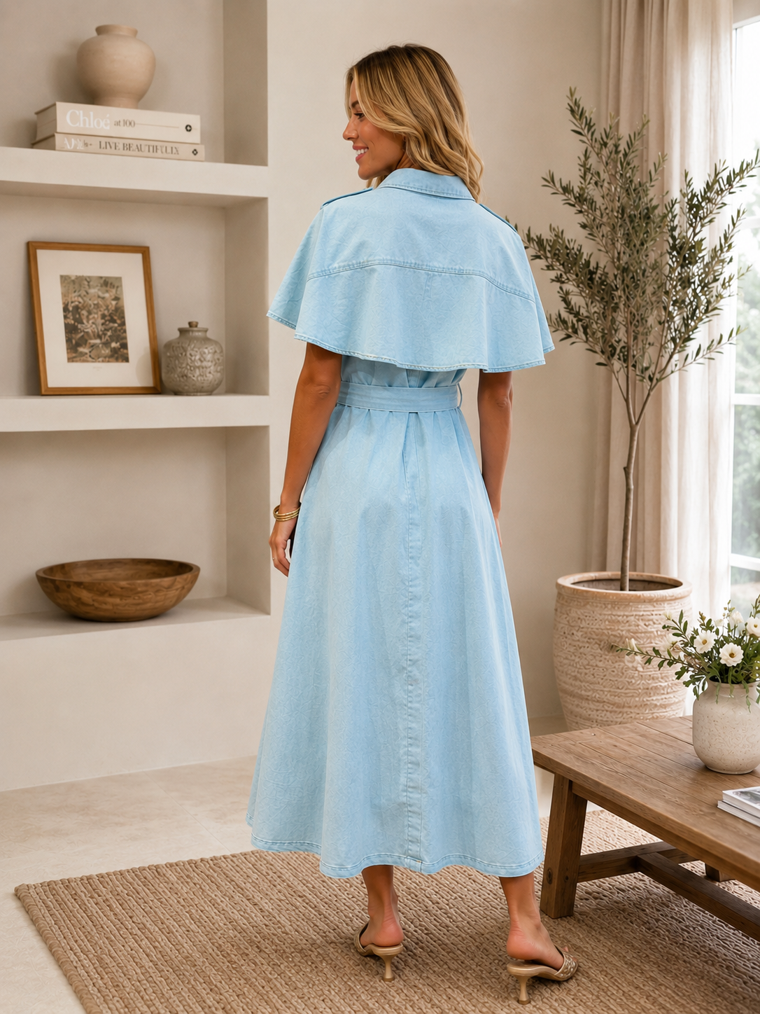 VESTIDO DENIM CAPA