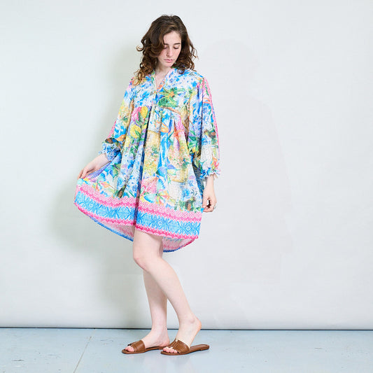 VESTIDO FLORAL LIMONES