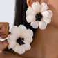 PENDIENTE TEJIDO MAXI FLOR