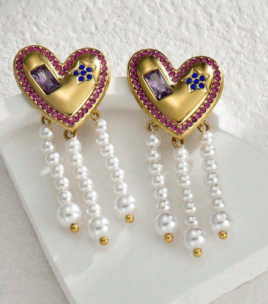 PENDIENTES CORAZÓN AC.INOX.