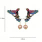 PENDIENTES PÁJAROS PERLAS