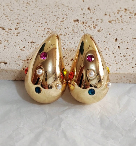 PENDIENTES GOTA AC.INOX.