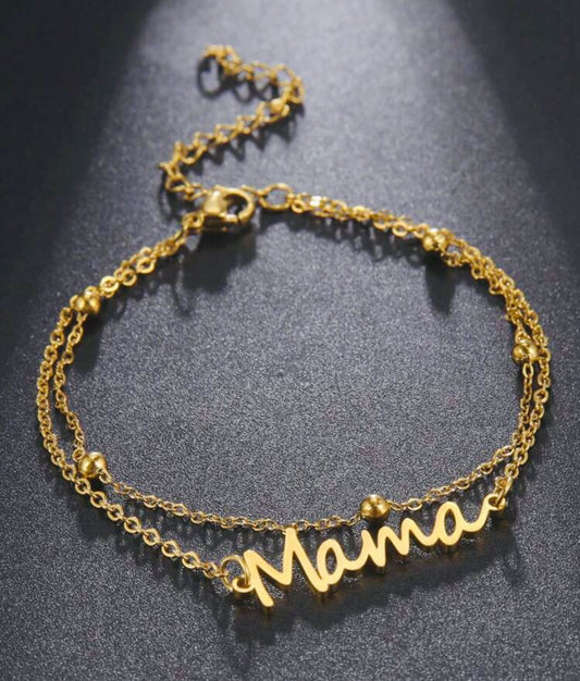 PULSERA MAMÁ AC.INOX.