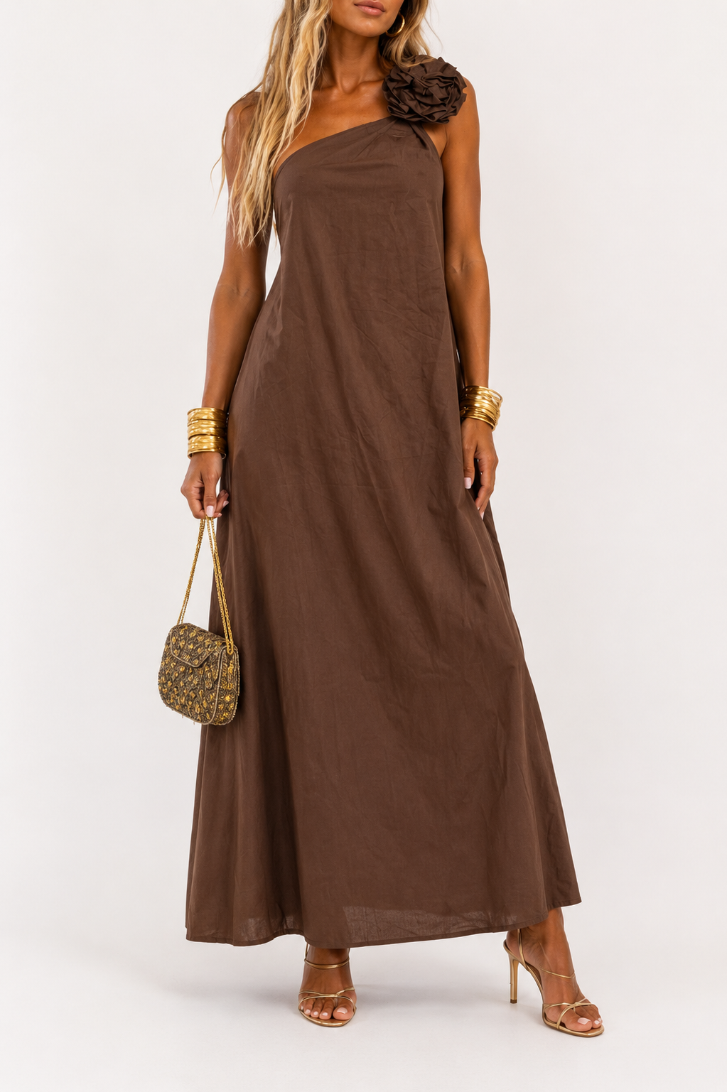 VESTIDO ASIMÉTRICO FLOR