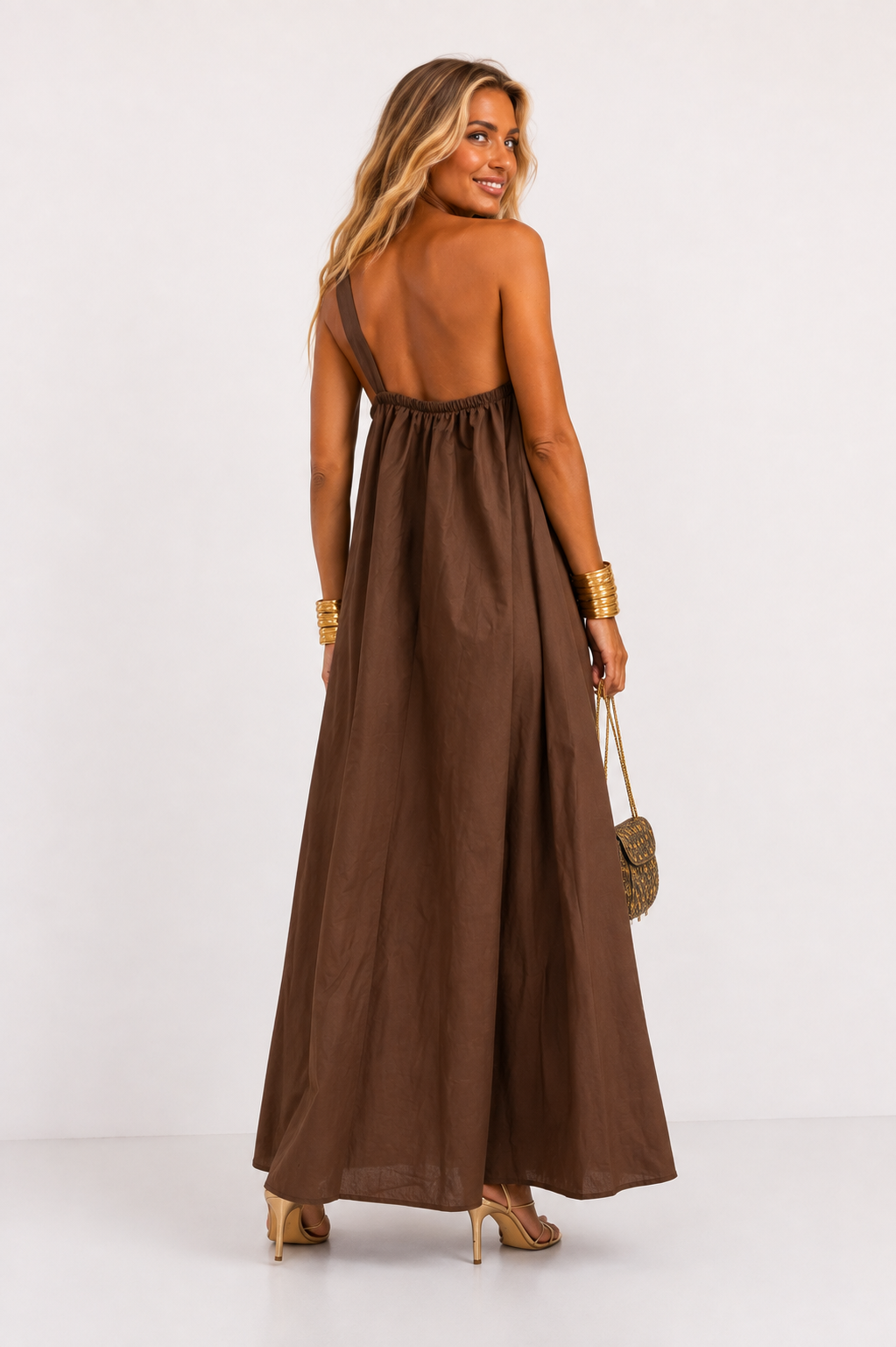 VESTIDO ASIMÉTRICO FLOR