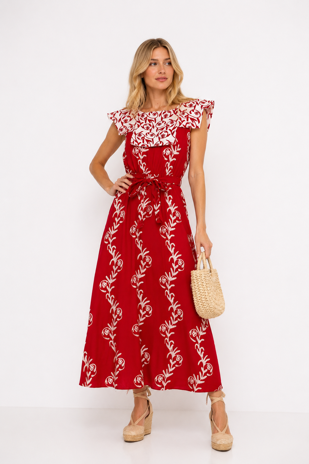 VESTIDO CUELLO TRAPECIO