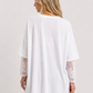 CAMISETA AMORE ENCAJE