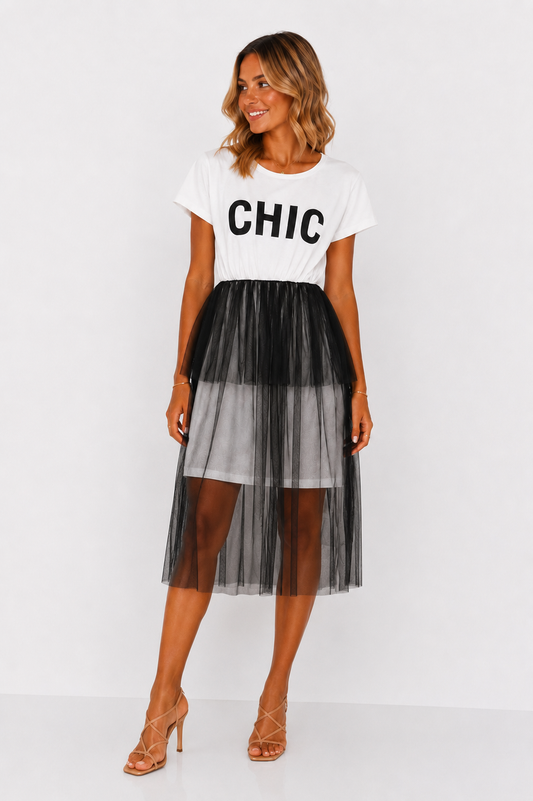 VESTIDO TUL CHIC
