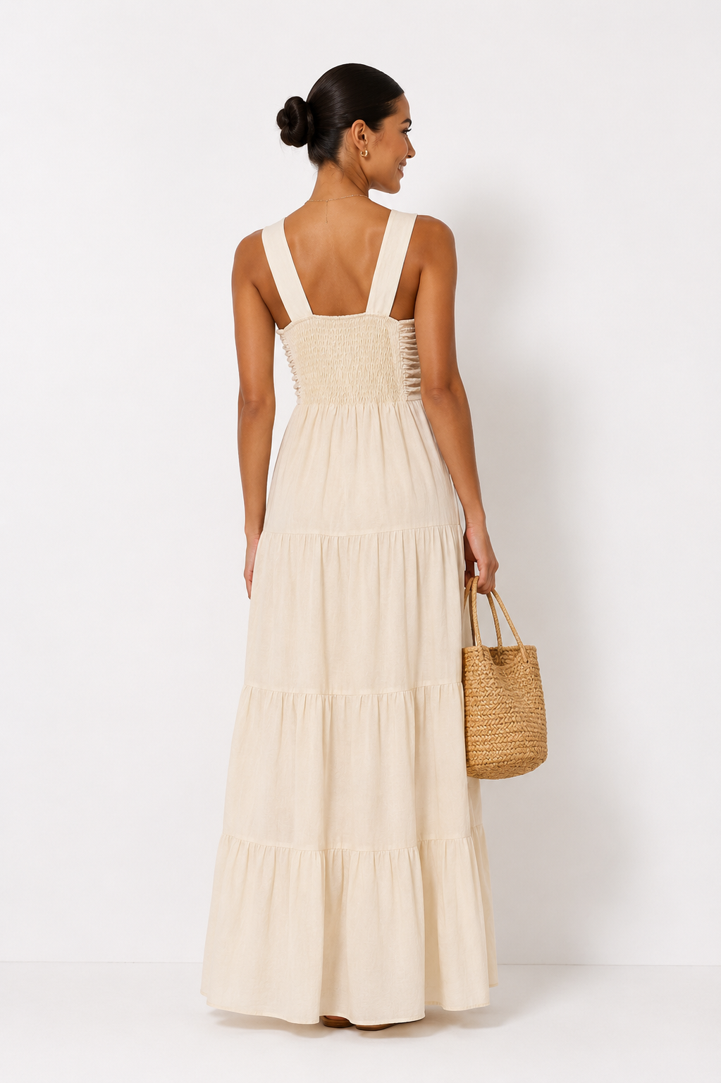 VESTIDO LARGO ESCOTE V