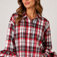 CAMISA CUADROS CON VOLANTES
