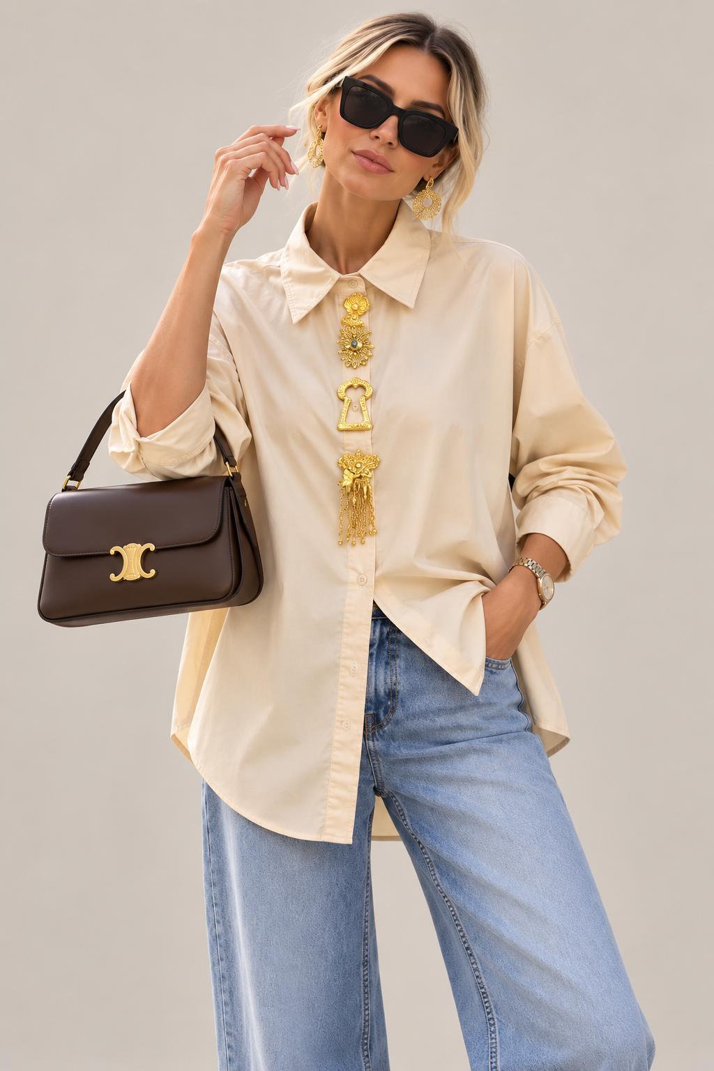 CAMISA DETALLES JOYAS