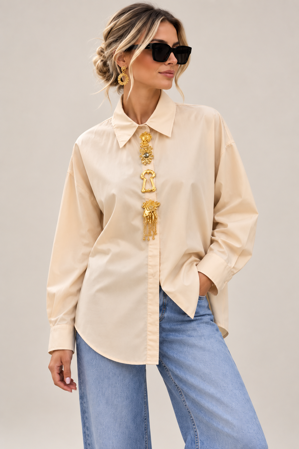CAMISA DETALLES JOYAS