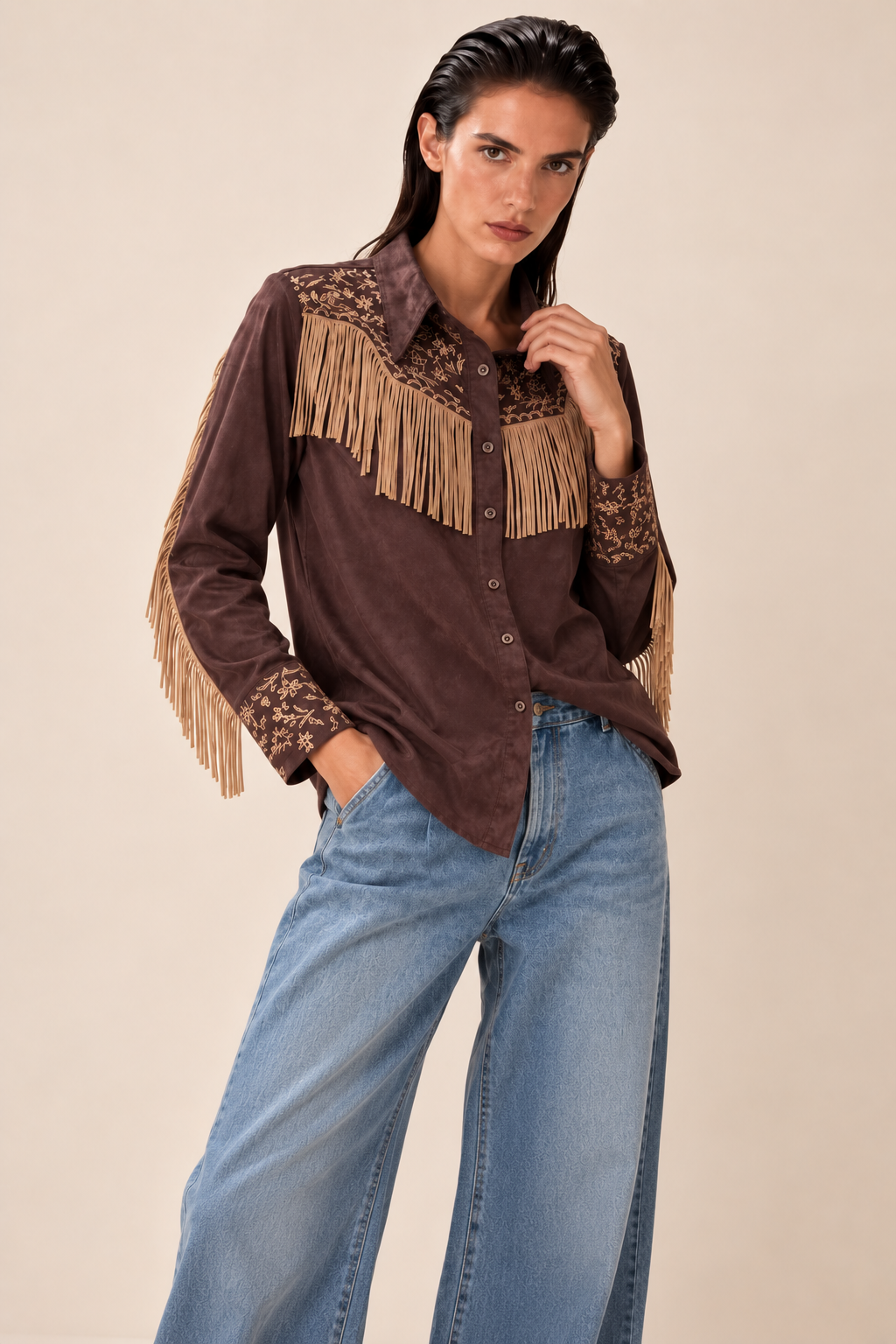 CAMISA FLECOS FLORAL