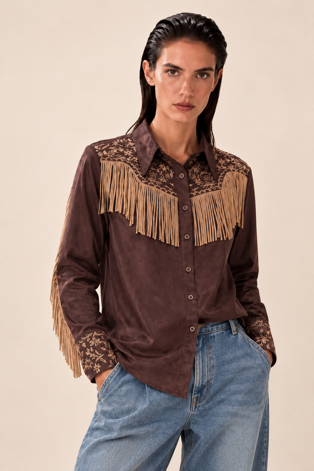 CAMISA FLECOS FLORAL
