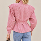 CHAQUETA RAYAS HOMBRERAS