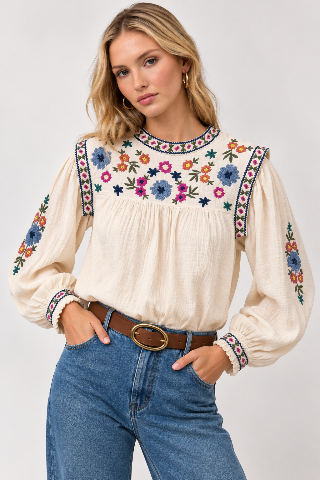 BLUSA BOHO FLORAL