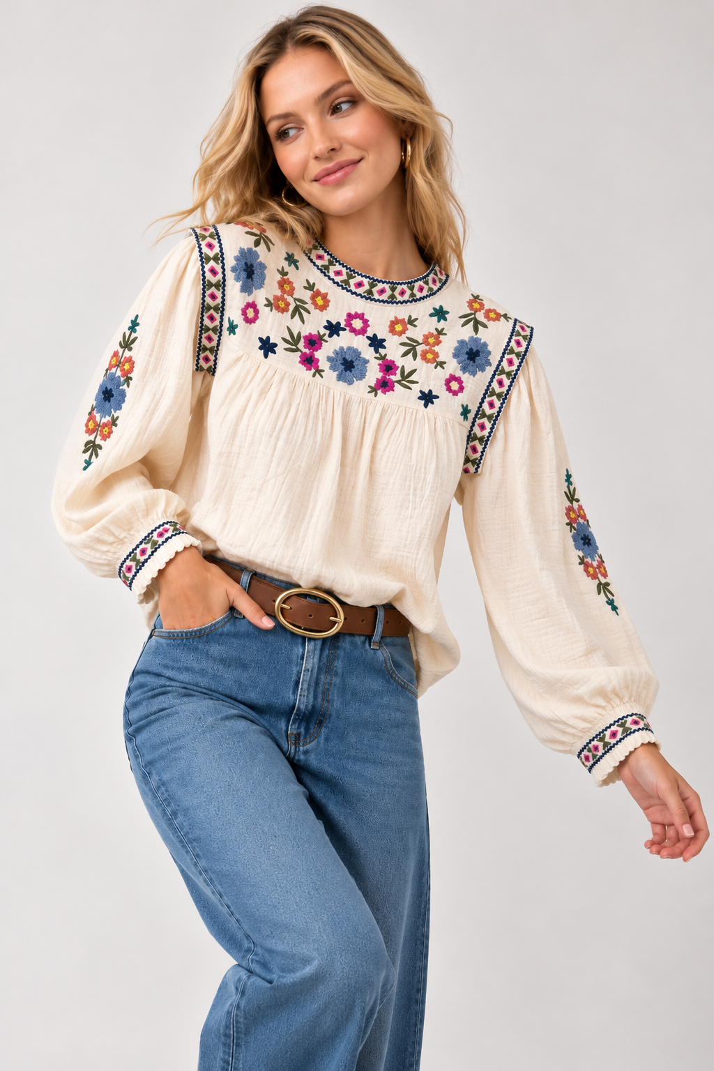 BLUSA BOHO FLORAL