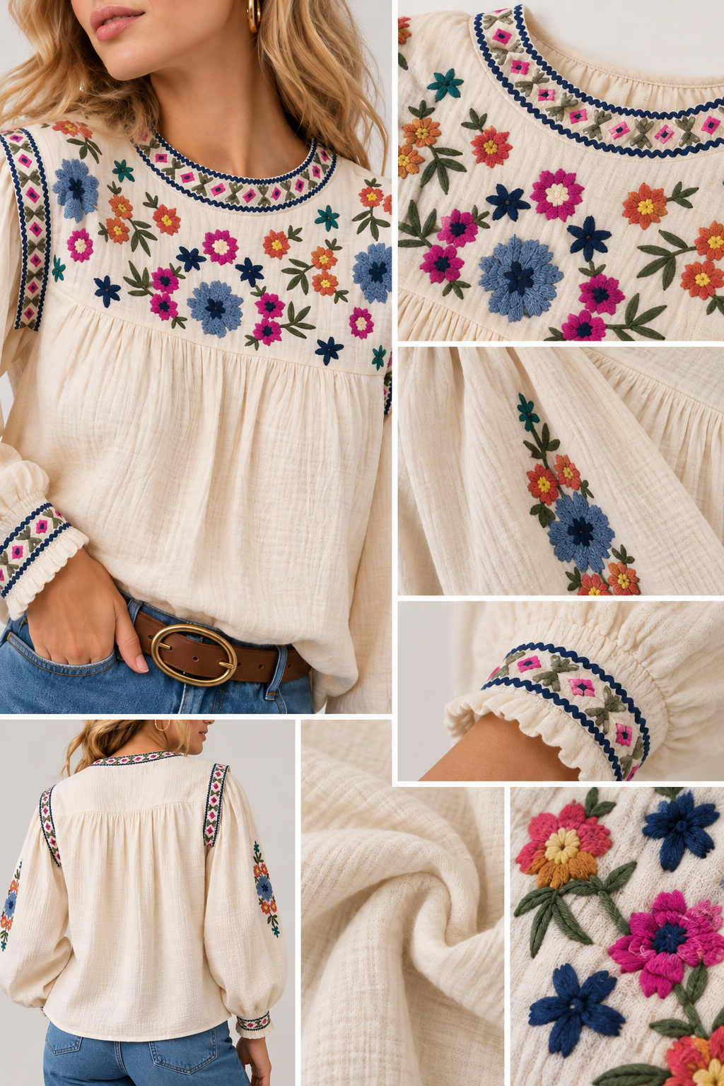 BLUSA BOHO FLORAL