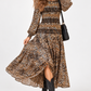 VESTIDO LARGO ANIMALPRINT