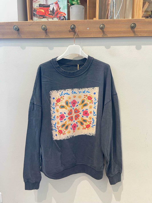 SUDADERA VIVA LA VIDA