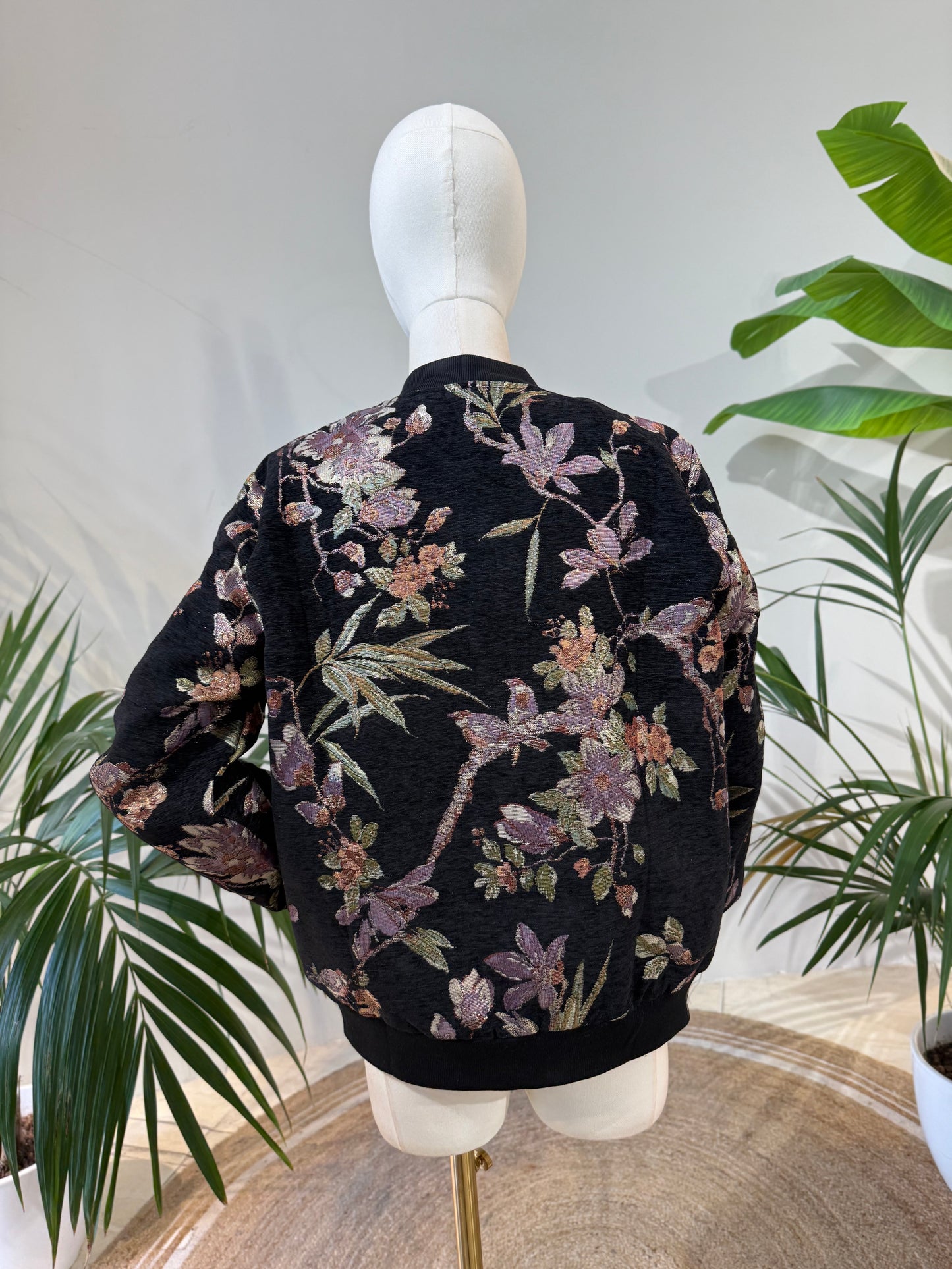 BOMBER TERCIOPELO LENTEJUELAS