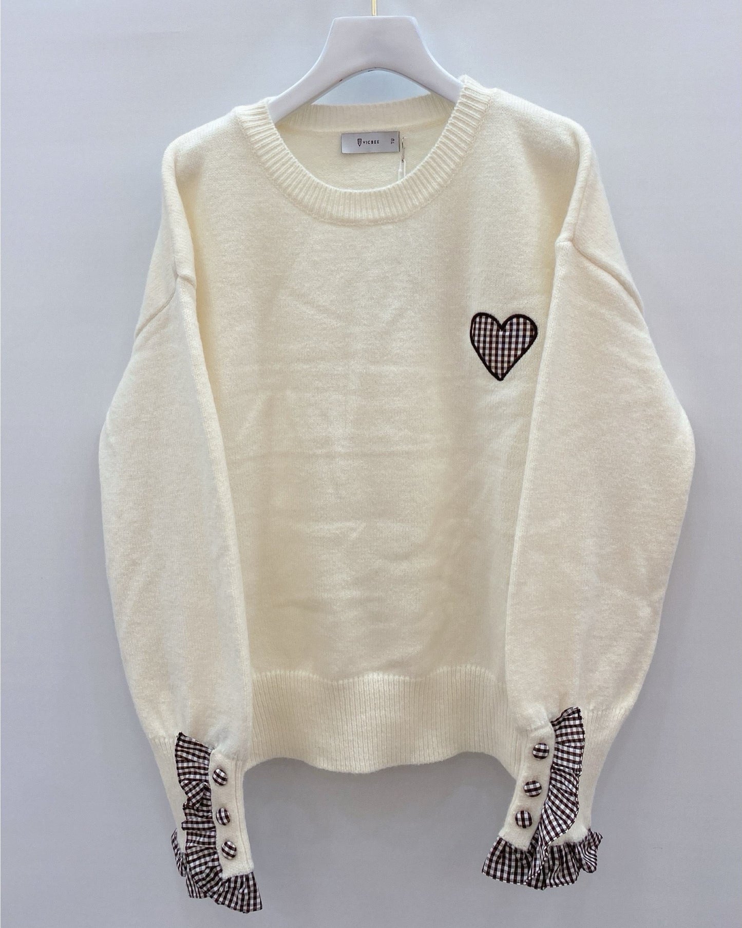 JERSEY CORAZÓN VICHY