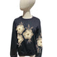 SUDADERA FLOR BORDADA A MANO