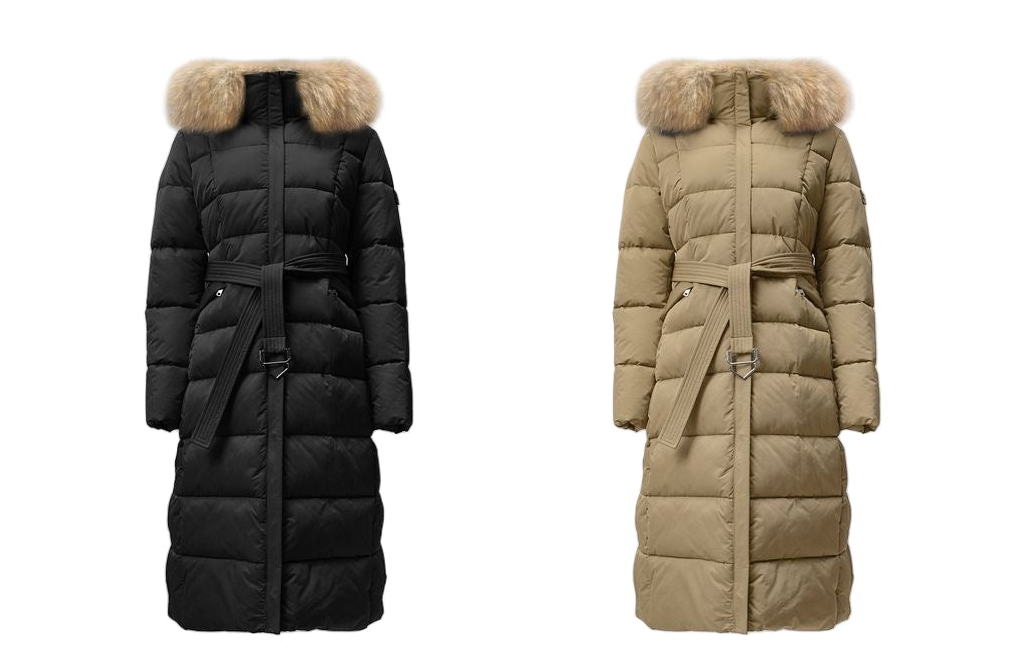 PLUMÍFERO ACOLCHADO CAPUCHA PELO NATURAL