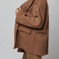 ABRIGO CAMEL BRILLOS