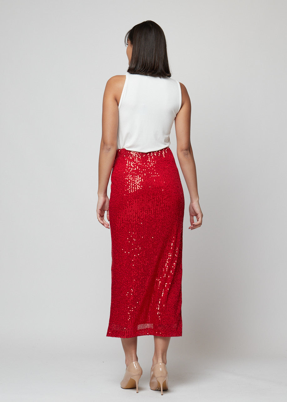 FALDA ABERTURA LENTEJUELAS