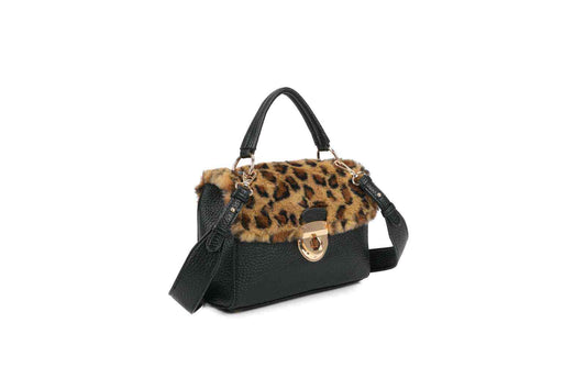 BOLSO SOLAPA PELO PRINT