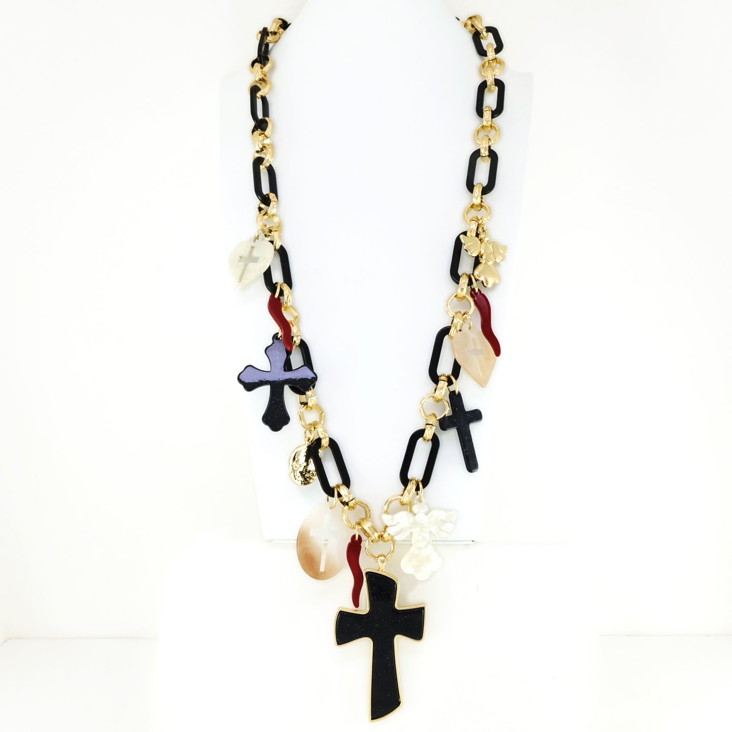 COLLAR ACRILICO LARGO