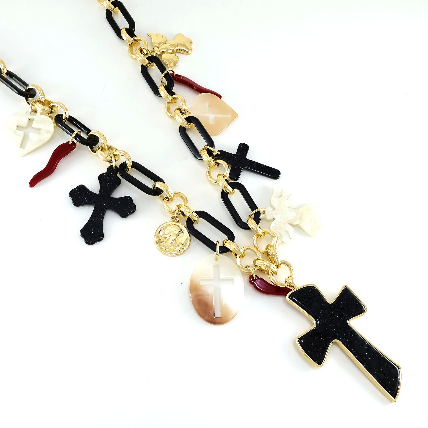 COLLAR ACRILICO LARGO