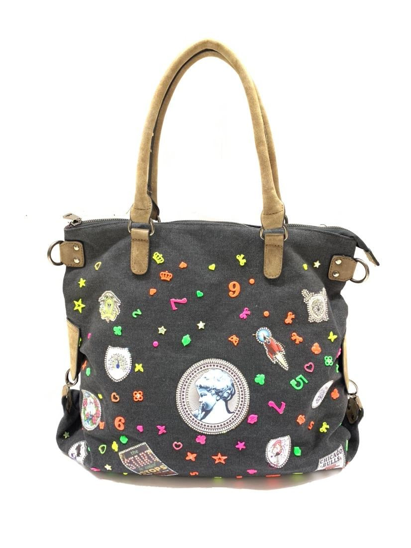 BOLSO APLICACIONES CANVAS