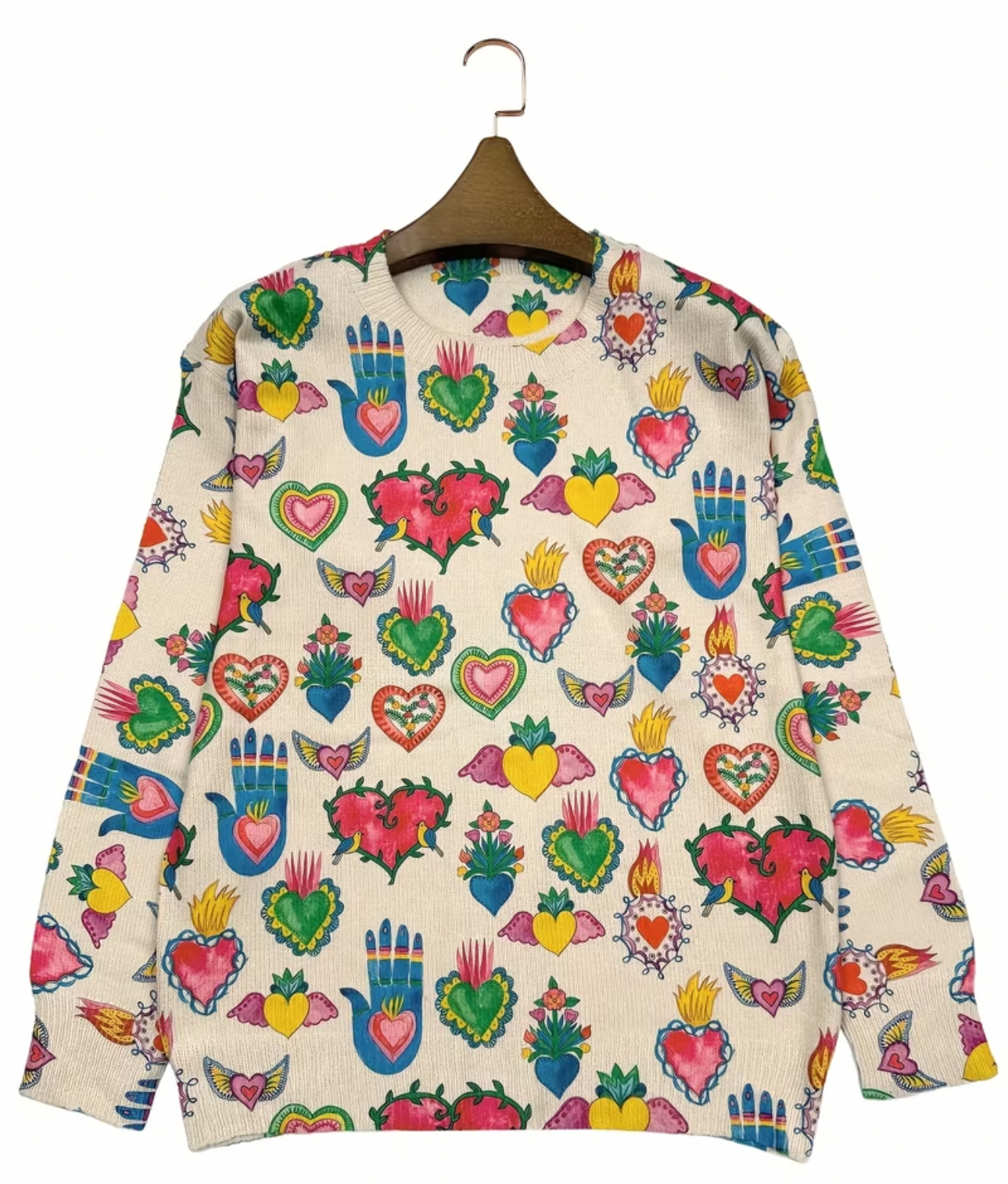 SUÉTER CORAZONES COLOURS