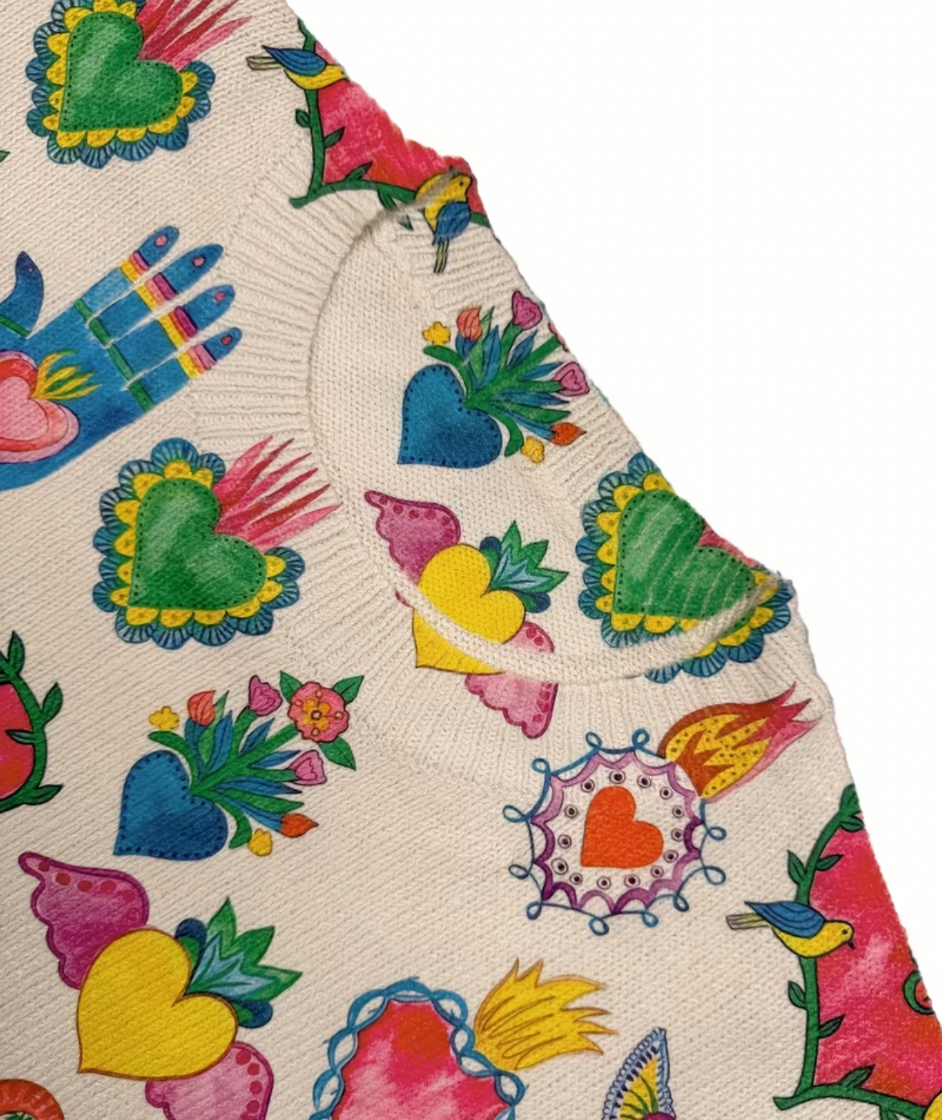 SUÉTER CORAZONES COLOURS